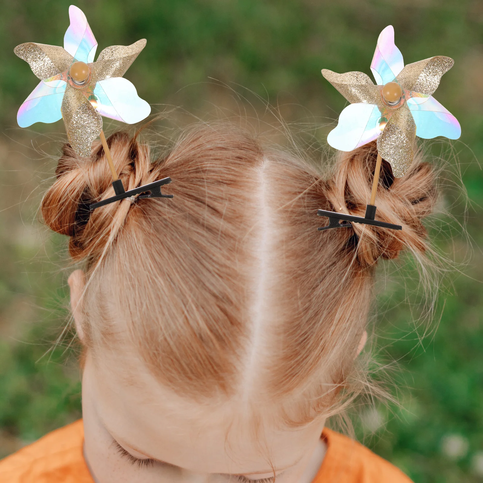 11 Pcs Sequin Kids Hair Clip Tiny Clips Pin Baby Pinwheel Toy Sequins Accessories Barrettes Little Girl