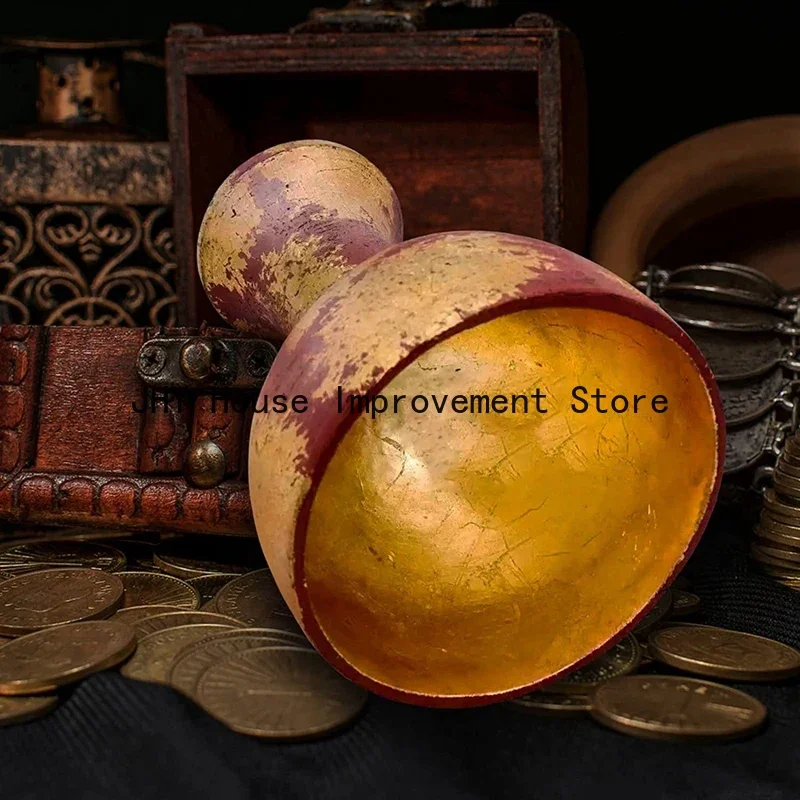 Indiana Holy Grail Jones Cup Crafts  Resin Replica Halloween Cosplay Prop Retro Trophy