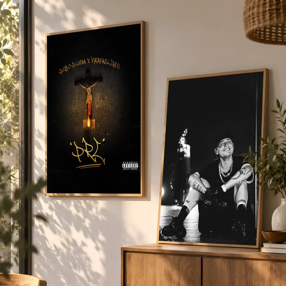 Mexico Peso Pluma Rapper Poster Wall Art Home Decor Living Room Bedroom Office Dorm Apartment Gift