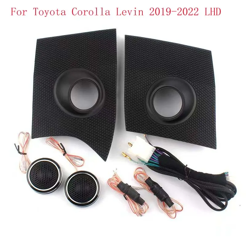 Dashboard Tweeter Speaker Cover Tweeter Bracket For Toyota Corolla Levin 2019-2022 Front Dashboard High-pitched Speaker Tweeter