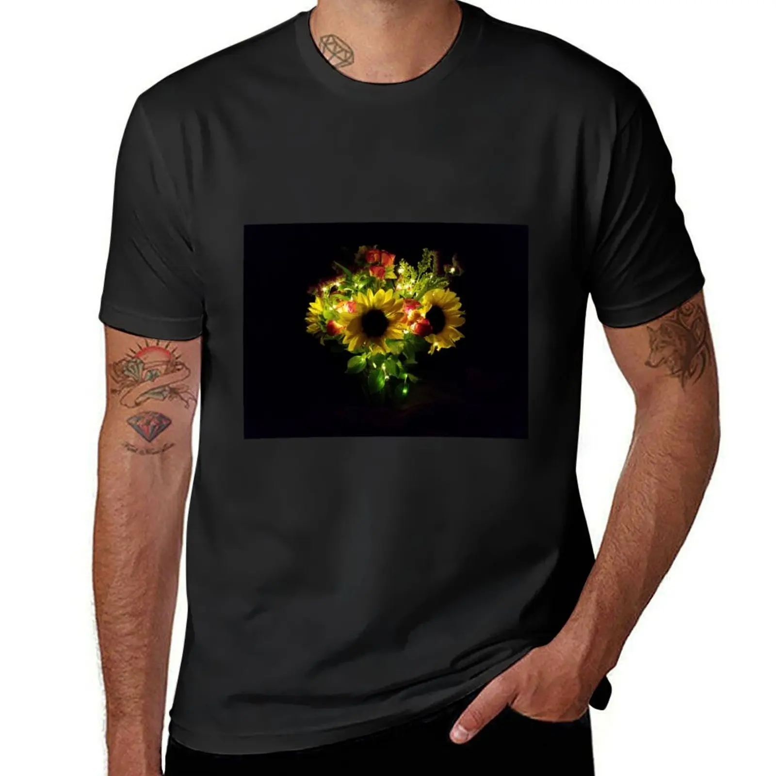 

Sunflower fairies T-Shirt customs design your own blacks quick drying customs mens funny t shirts