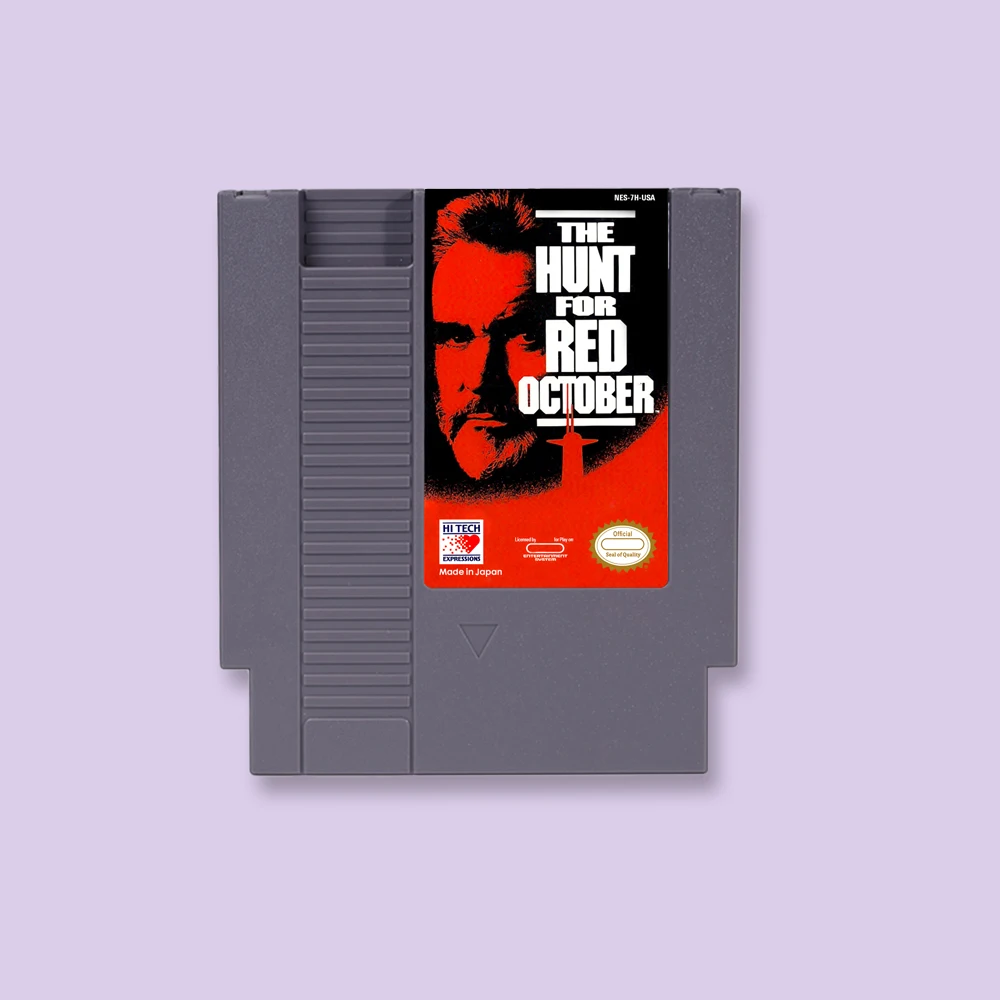 Hunt for Red October, The Game Cartridge Action Game For NES 8Bit 72PIN Consoles Game Card