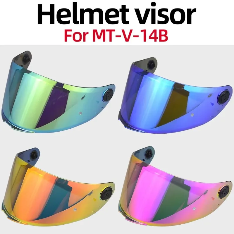 Helmet Visor FOR MT V-14B Mt Revenge 2 S Targo S V14B Visor Motorbike Lens Casco Shields Replacement Helmet Glass Shield