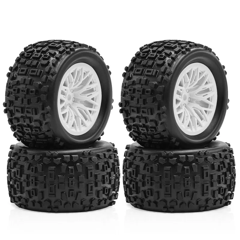 4 Uds 12mm Hex 1/18 RC neumático de rueda de coche para ARRMA TYPHON GROM GRANITE GROM piezas de mejora Accesorios