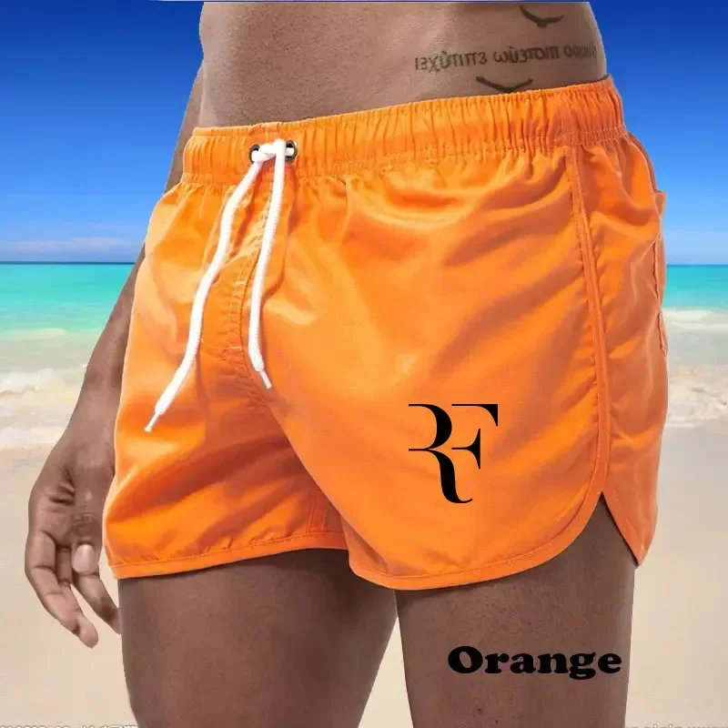 Summer Shorts For Men Summer Men\'s Pattern Printed Swimwear Shorts Sexy Swim Trunks Men Swimsuit Low Waist Breathable Beach Wear