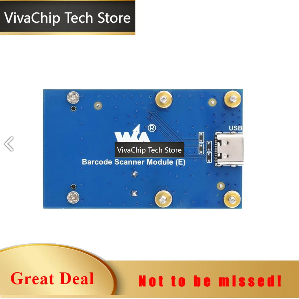 VivaChip Tech2D Codes Scanner Module (E) Barcode / 2D Code Scanner Module Supports Metal DPM Code Recognition Compatible With Mu