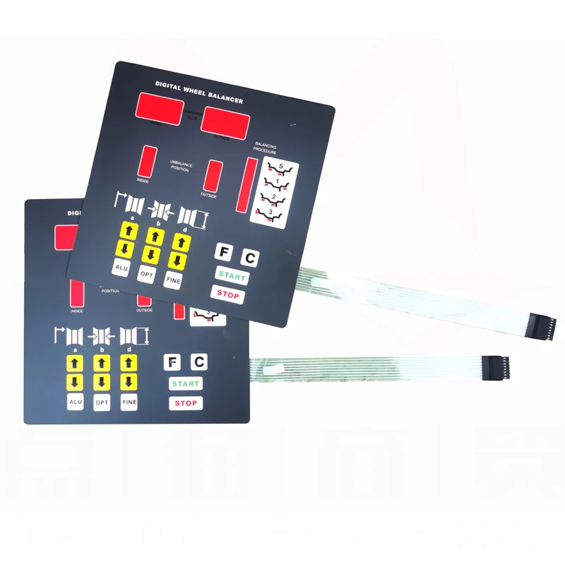 

New 1PC Balancing Machine Parts Keypad Control Panel Touch Switch FitFor Unite U500 U800