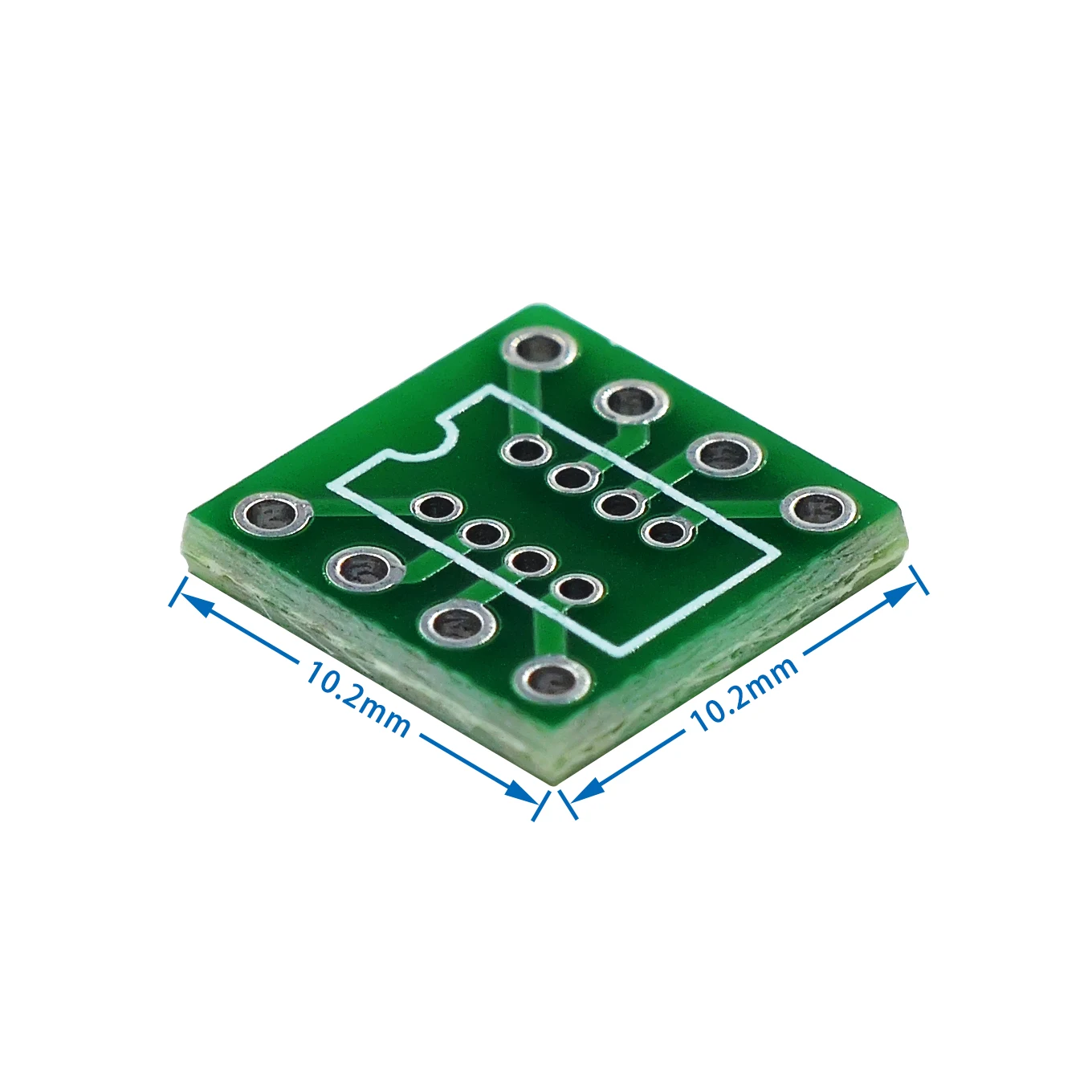 10 buah DIP8 to SOP8 in-line ke adaptor patch papan adaptor upgrade kartu suara 1.27 to 2.54