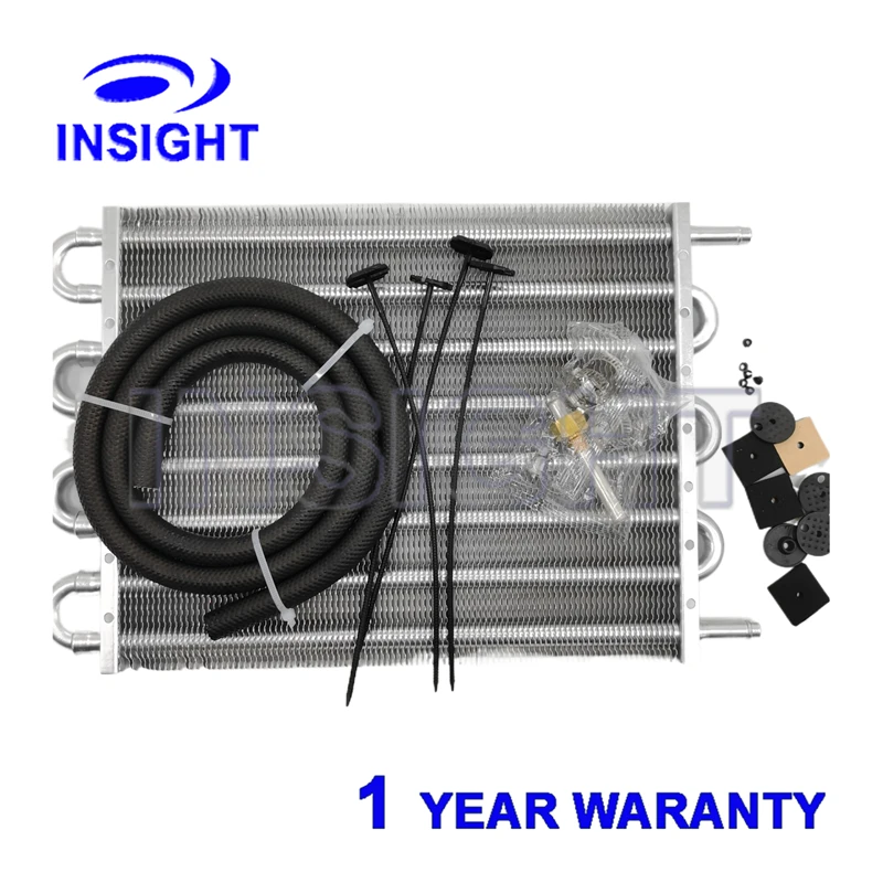 자동차 변속기 오일 쿨러, 현대 미쓰비시 닛산용 오일 라디에이터 강화, 6 파이프, JF011E, RE0F10A, F4A232, 자동차 액세서리