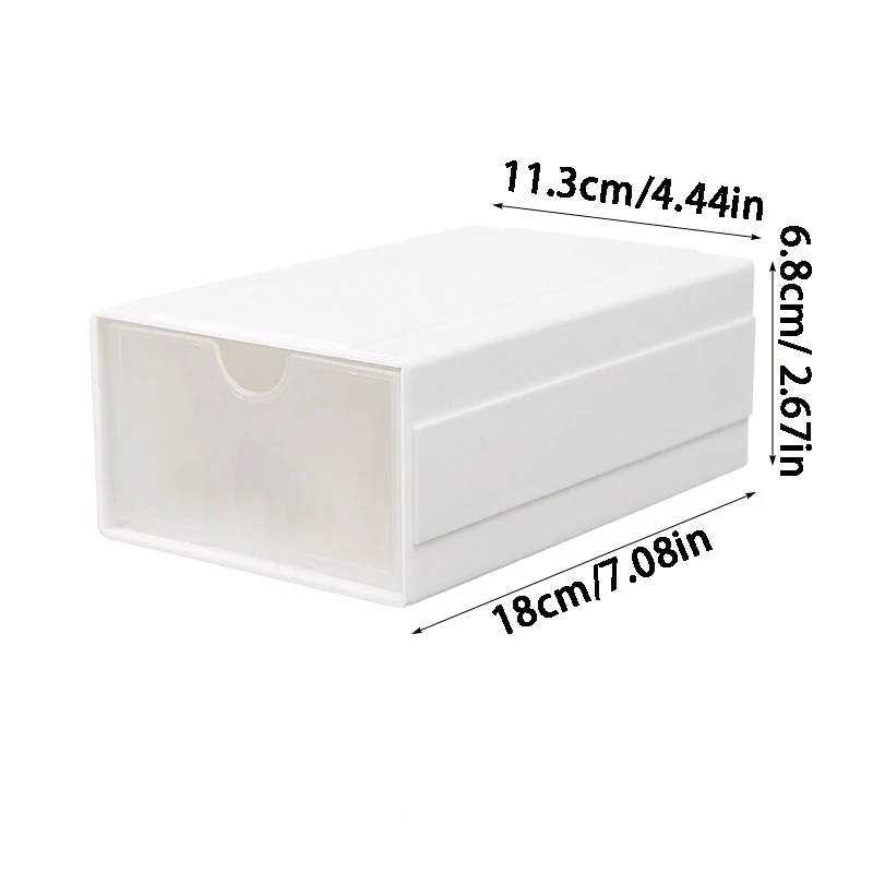 1pc Desktop Drawer Storage Box Desk Stationery Desk Storage Rack Dormitory Table Small Storage Cabinet