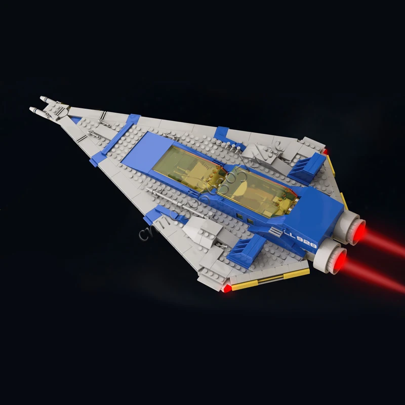 917 PCS Moc Personalizza 928 Astronave di Lusso Veicolo Spaziale Modello Blocco Personalizzato Educativo Creativo Assemblaggio Per Bambini Regali A Sorpresa