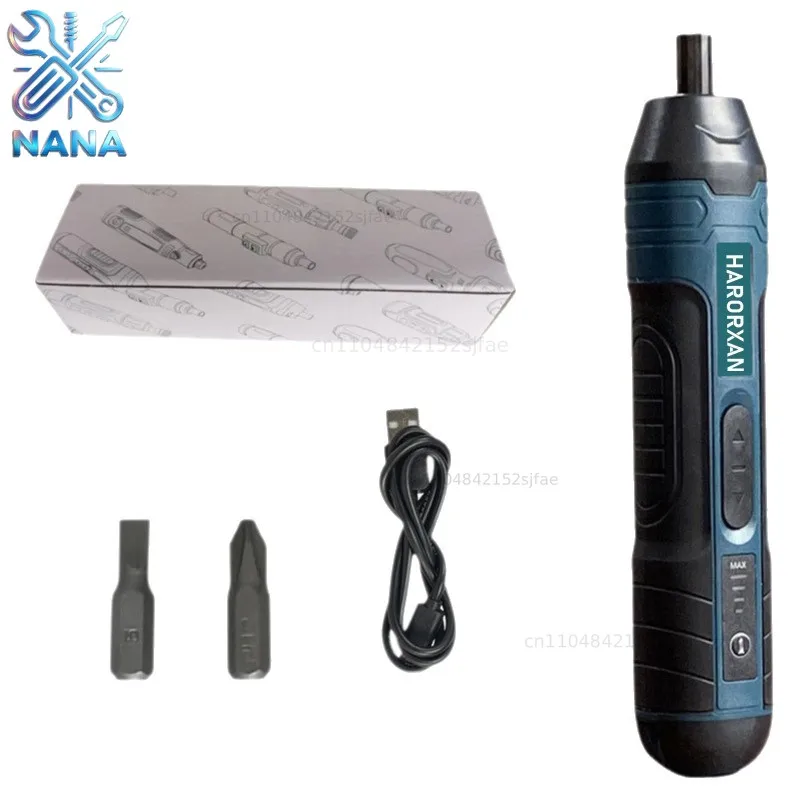 Manufacturer supply adjustment straight handle 3.6V electric screwdriver small multi-function disassembly screw tool