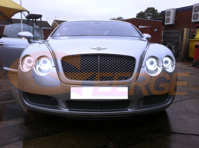 For Bentley Continental Flying Spur GT GTC Excellent Ultra Bright Refit Day Light COB Led Angel Eyes Kit Halo Rings