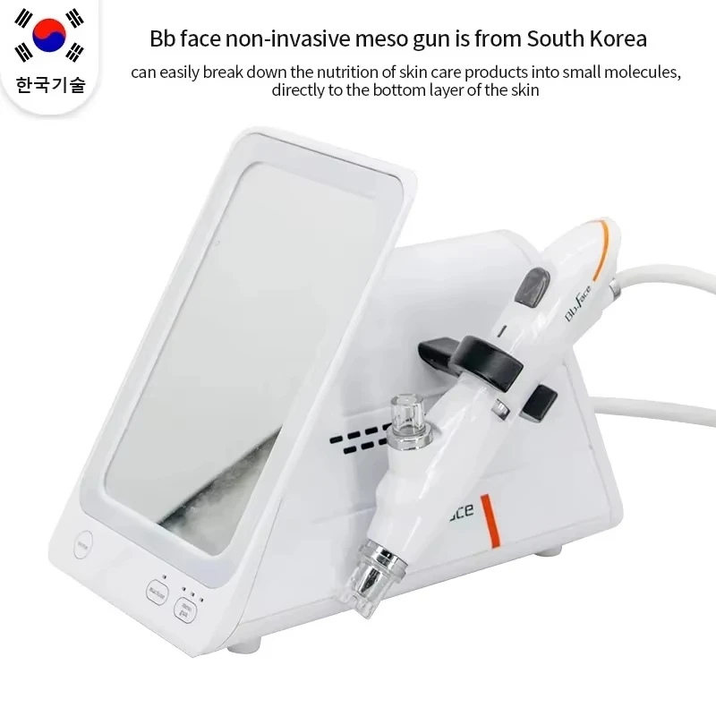 

Factory Price BB Face Beauty Device Portable Wrinkle Removal Of No Needle Mesotherapy Gun