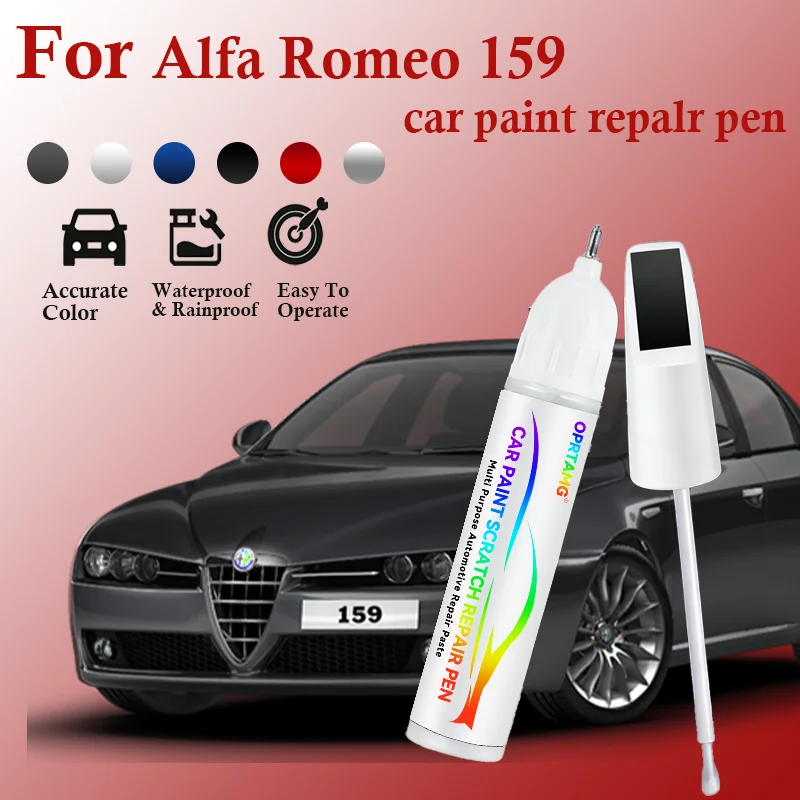

Ручка-корректор для ремонта лакокрасочного покрытия Alfa Romeo 159 2010-2025, средство для удаления царапин, аксессуары для авто, DIY, черный, белый, синий, серый цвета