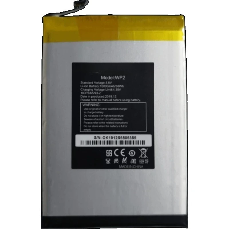 New High-quality Battery  for OUKITEL WP2 for New Mobile Phone Battery Board for OUKITEL WP2 Battery 10000mAh