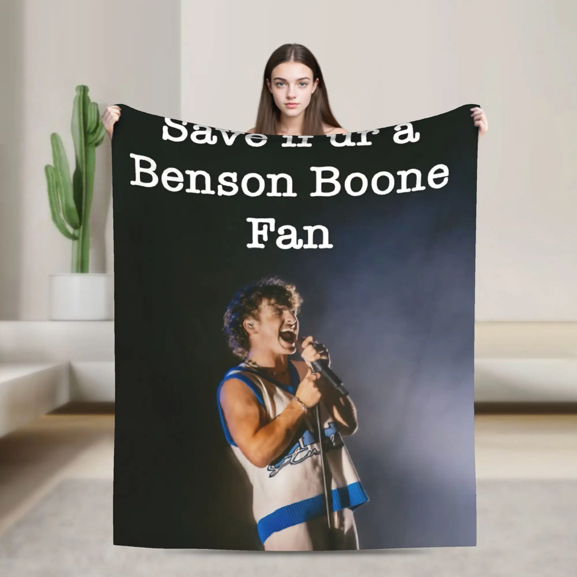 

Benson Boone Blanket Super Soft Comfortable Plush Throw Blanket For Outdoor Decorative Flannel Bedspread Bed Cover