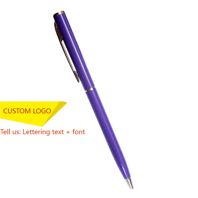 100 Pcs Custom LOGO Or Name Stationery Creative Gel Pen Simulation School Office Supply Cute Kawaii Funny Gift Prize