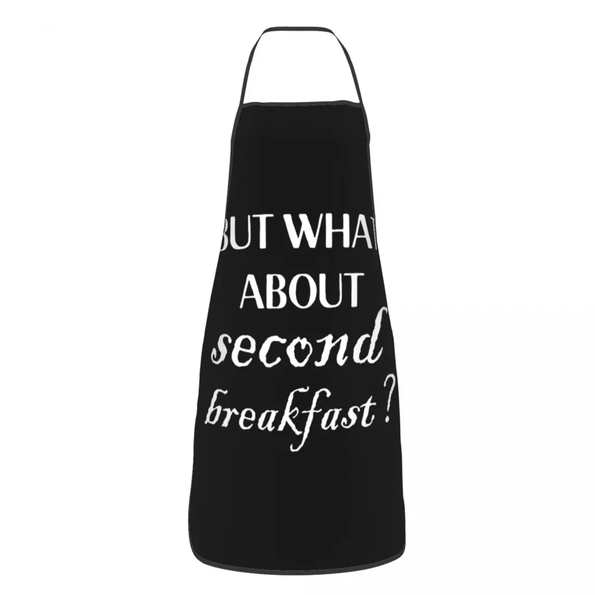 But What About Second Breakfast Apron Chef Cooking Baking Tablier Bib Kitchen Cleaning Pinafore for Women Men Gardening