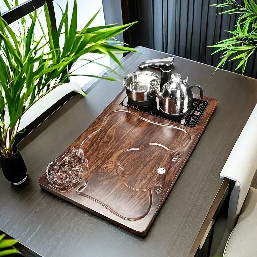 Reception Tray Rectangular Vintage Tea Storage Supplies Tealight Holder Bed Pallet Bowl Coffee Mesas Round Big Kung Fu Wood