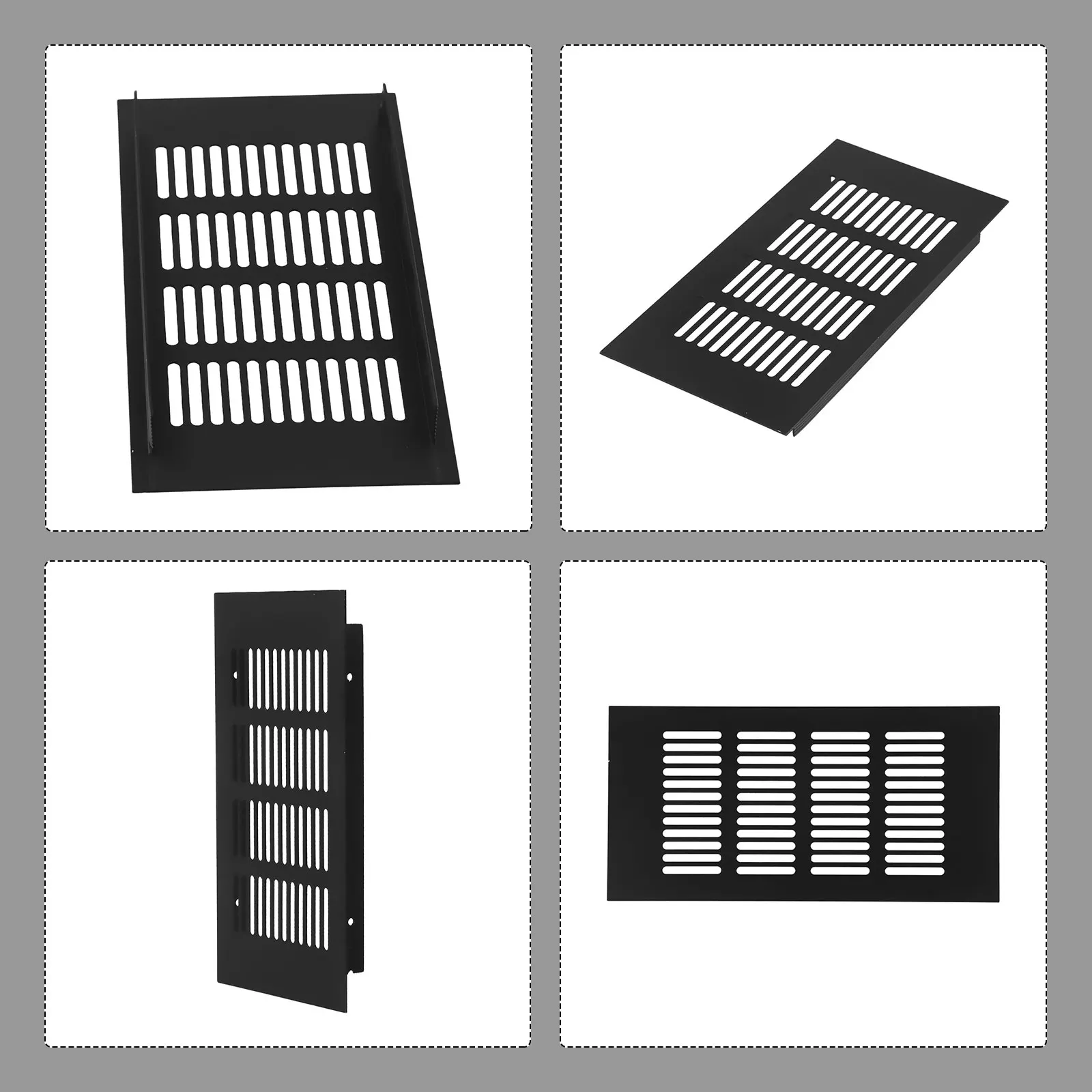 Vents Perforated Sheet Rectangular Cabinet Wardrobe Aluminum Alloy Air Vent Grille Ventilation-Cover For Wardrobes Cabinets
