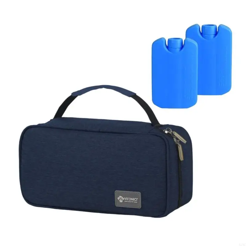 A5YC حقيبة تبريد حليب الرضاعة متعددة الوظائف حقيبة تخزين حليب الأم مع عبوات ثلج للنساء العاملات والأمهات