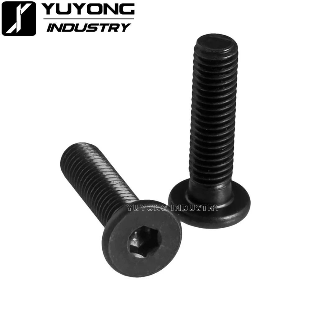 25pcs M5*30 M35 M40mm black low profile screws for v-slot  T-slot accessories