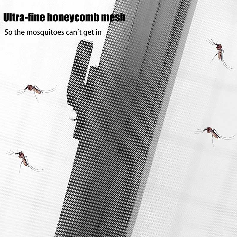 DIY Self-Adhesive Indoor Insect Fly Mosquito Window Screen Curtain Mosquito Netting Door Anti Mosquito Net Window Mesh Bug Net