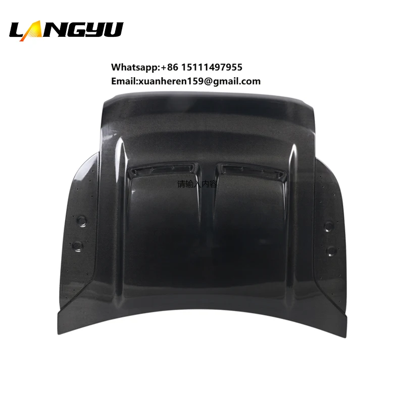 

Карбоновый капот KN Style для Land Rover Defender 90 110 130, запчасти и аксессуары для автомобилей Langyu, элементы кузова, крышка двигателя