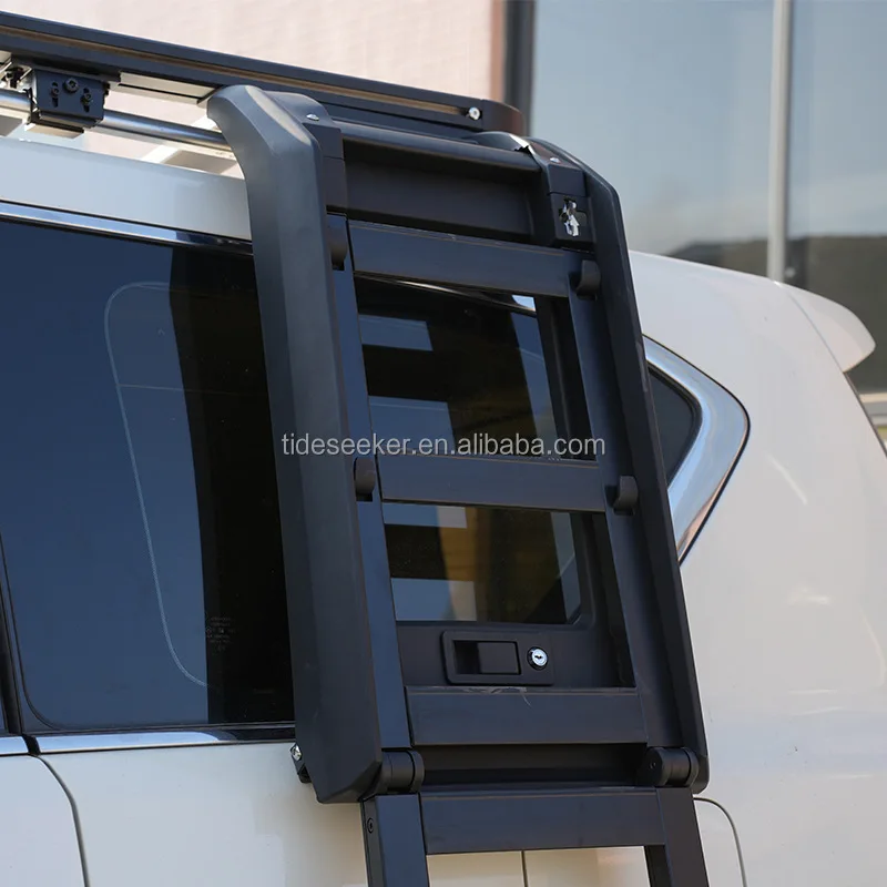 

Dream Garage Chery Icar 03 Aluminum Alloy Climbing Foldable Side Ladder Auto Parts-Hardcore Off-Road Style Non-Destructive Insta