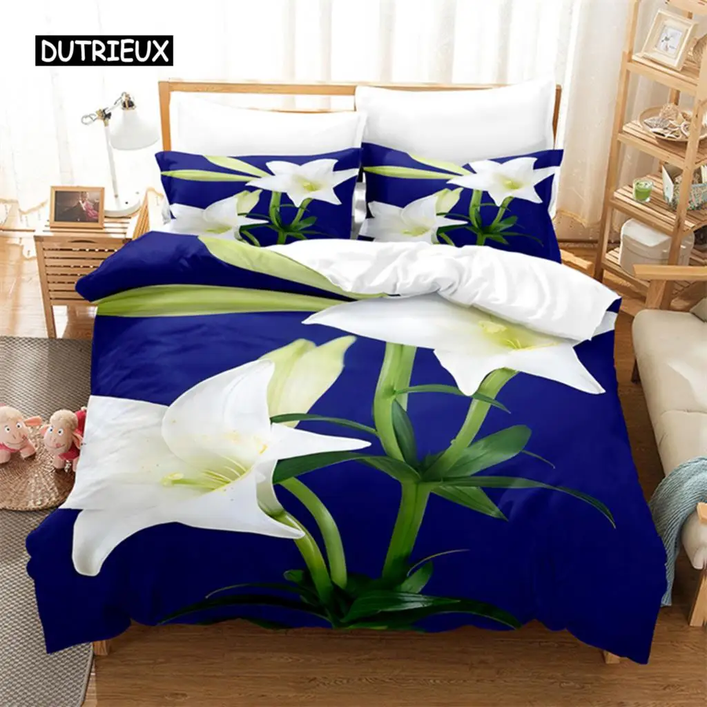 

Flower Plants Bedding Set Duvet Cover Set 3d Bedding Digital Printing Bed Linen Queen Size Bedding Set Fashion Design