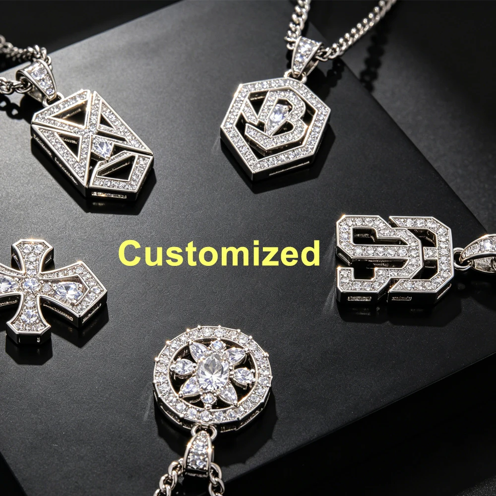 Customized Link, Hip-Hop Jewelry Accessories, Jewelry Customization Service, Personalized Demands. Please Contact Us Before Orde