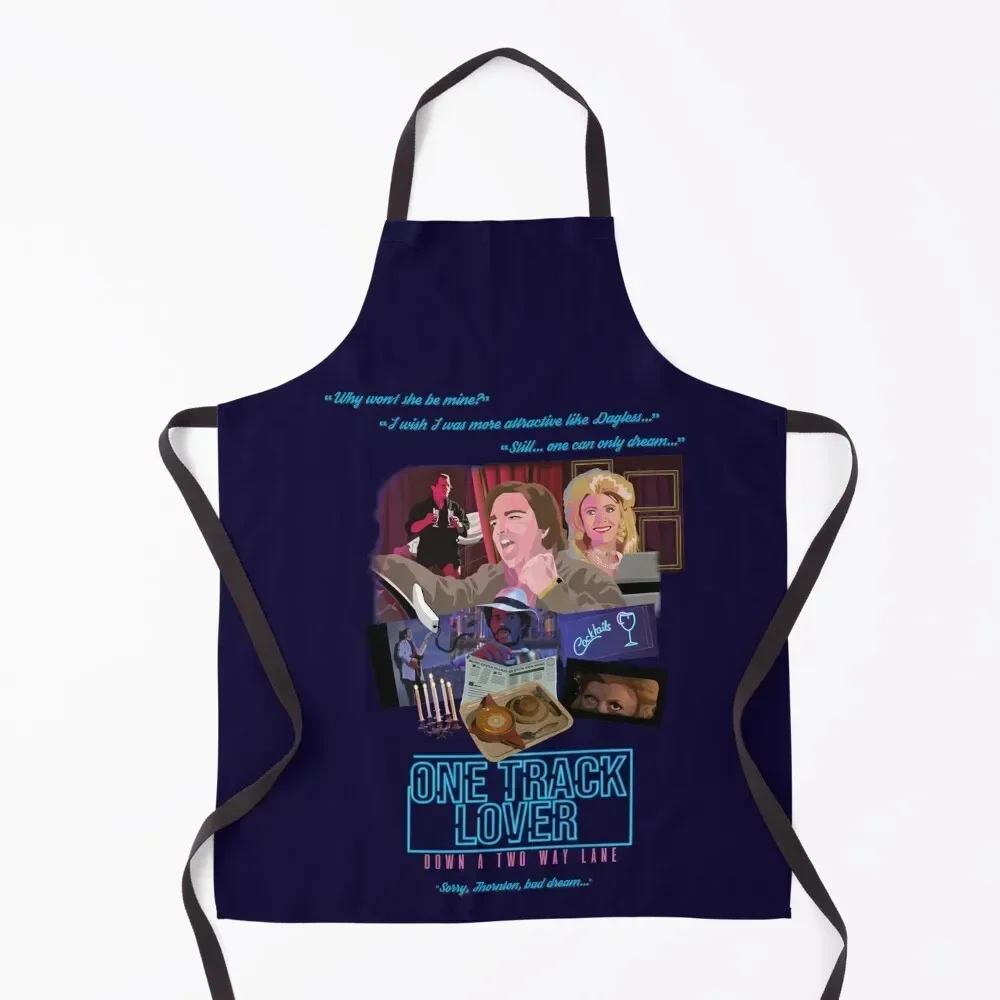 

Darkplace: One Track Lover Apron japanese style Women's Kitchen men's barbecue Kitchen And Household Goods Apron