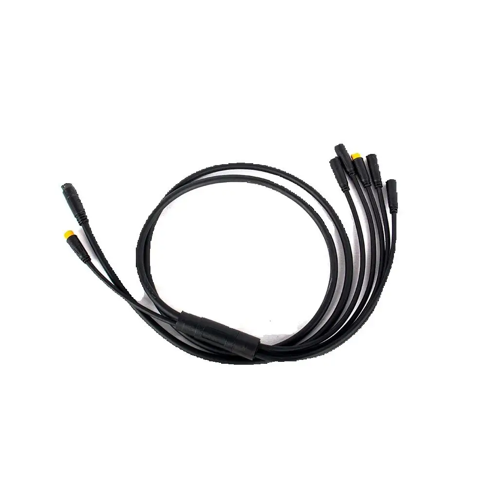 AliExpress chamrider ChamRider 2 to 5 Waterproof Main Cable Wiring Harness for Electric Bike Throttle Display Brake Controller Headlight Connector