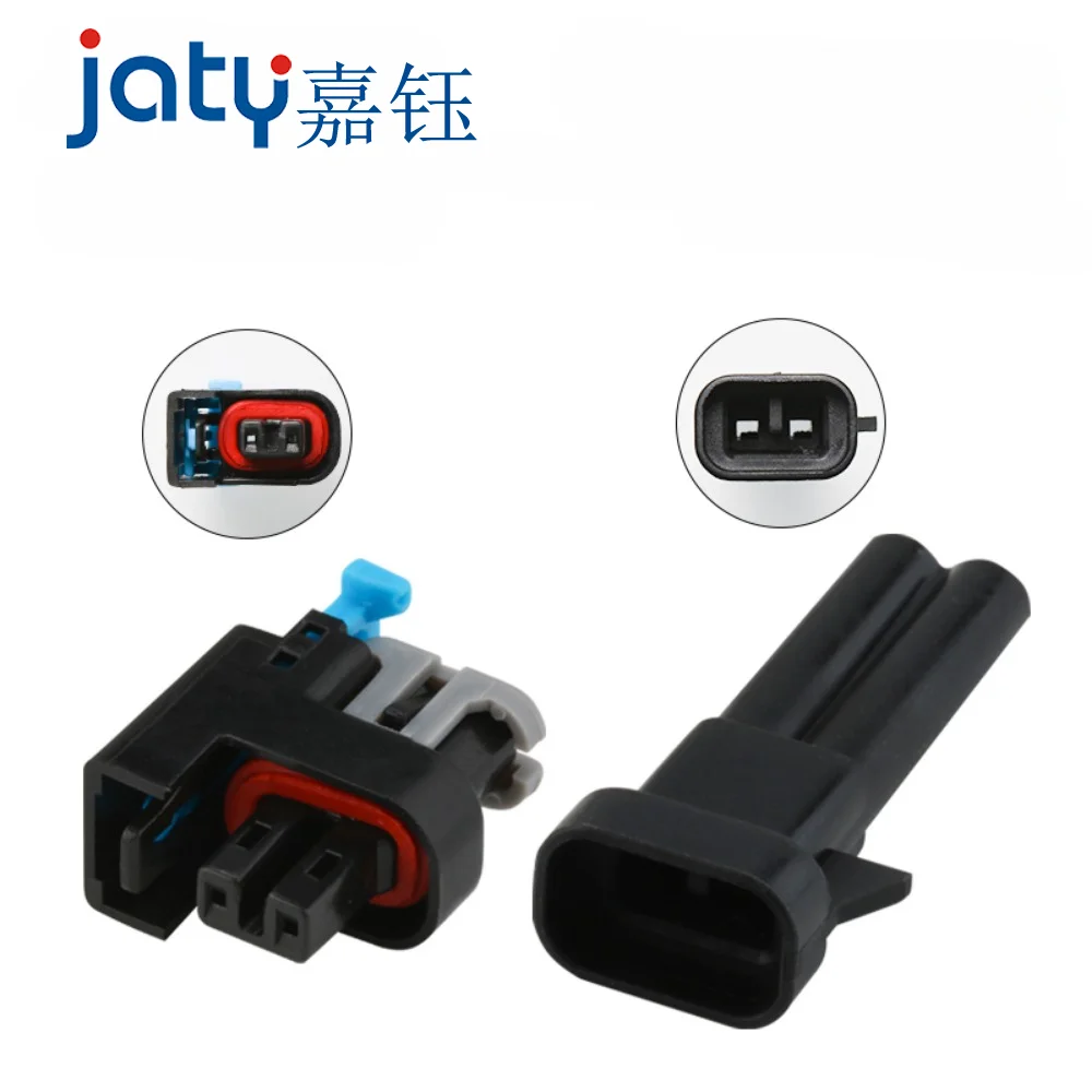 JATY 2-pin 1set  DJ7021Y-0.6-11/21 Wuling Kaiyue Scion Fuel Injector Plug 15326181 Male and Female Connector