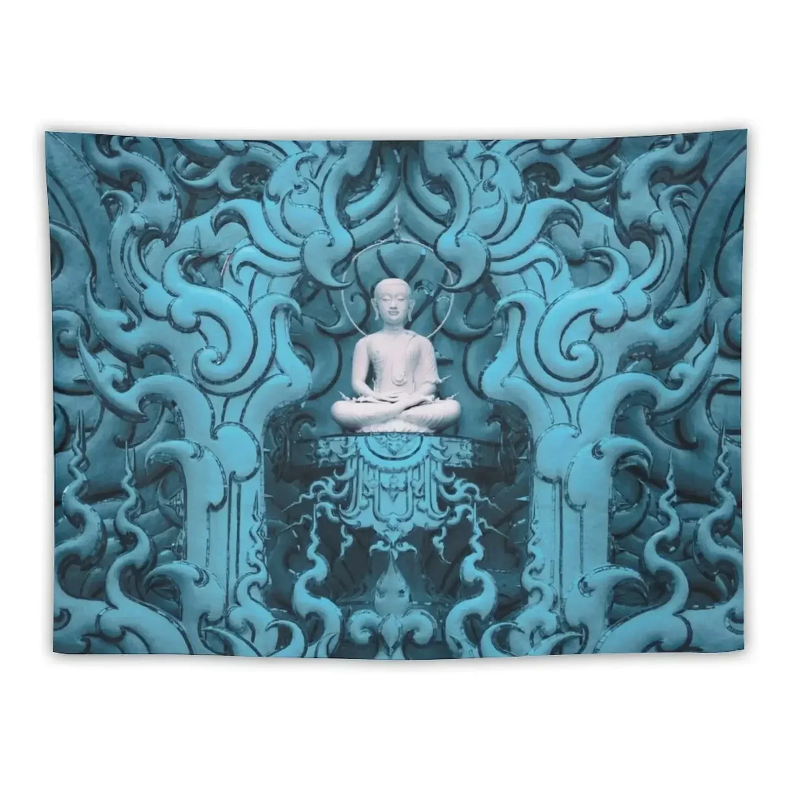 

Blue Buddha Tapestry Decorative Wall Wall Hangings Decoration Bedroom Decor Room Decore Aesthetic Tapestry