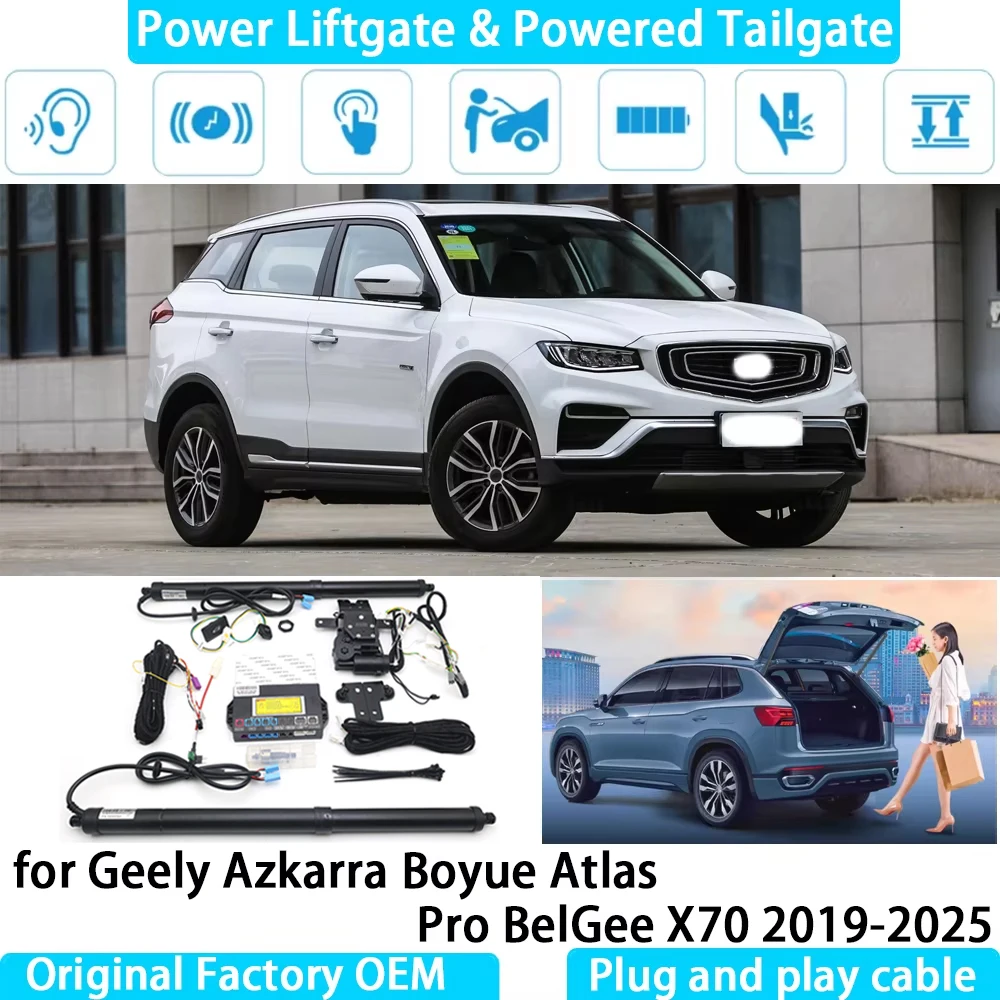 for Geely Azkarra Boyue Atlas Pro BelGee X70 Automatic Electric Power Liftgate Powered Tailgate Strut Tail Gate Lift System