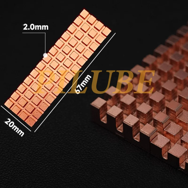 Laird Red Copper Heat Sink for Efficient Thermal Management in Electronics and Industrial Applications Original Product