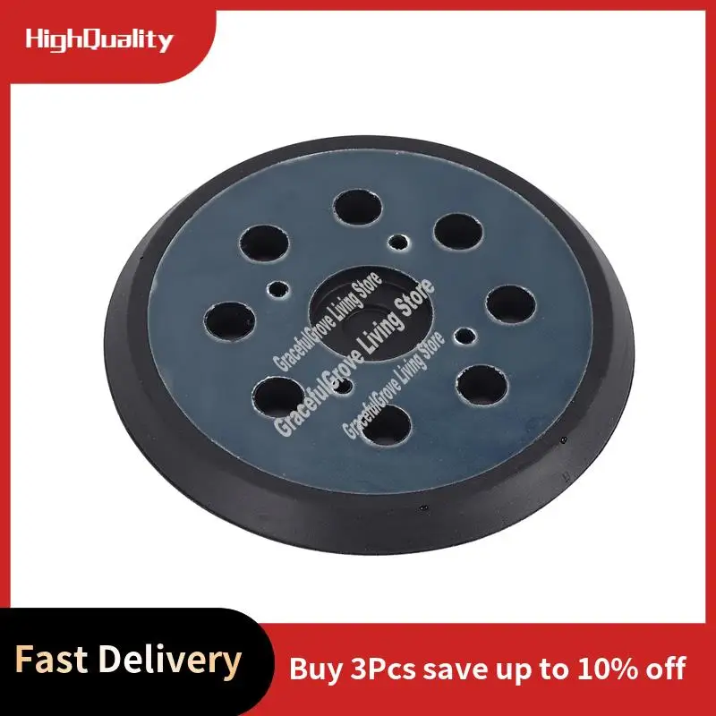 A26I-5 Inch 8 Holes 125Mm Hook Loop Sanding Backing Pad For Orbital Sander Disk Discs Porter Cable Backup Stick On Pad