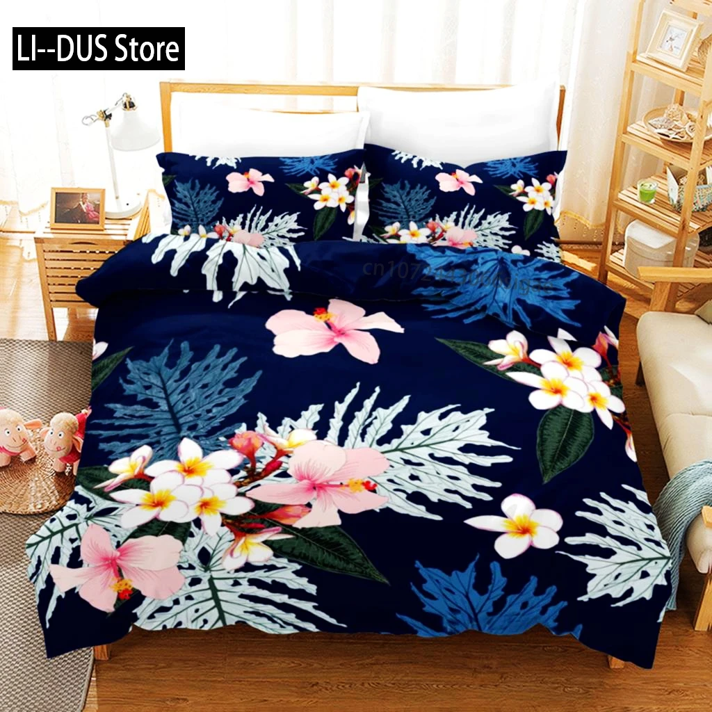 الأزهار غطاء لحاف الربيع الملونة زهرة نمط التوأم طقم سرير للأطفال المراهقين الكبار ستوكات مزدوجة الملكة الملك غطاء لحاف