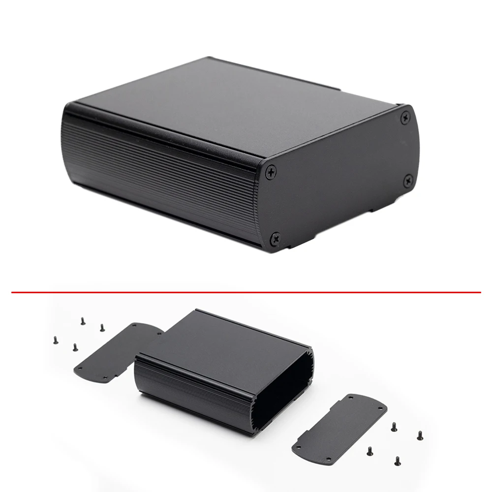 Custom Electronic Car Inverter Shell Power Supply Case Box Aluminum Extruded Enclosure J20 80*35MM