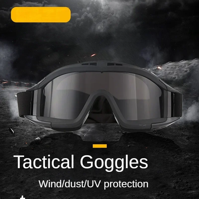 Desert Locust Riding Glasses Anti-Impact Windshields Equipped with Retro Harley Motorcycle Windshield Sand Goggles