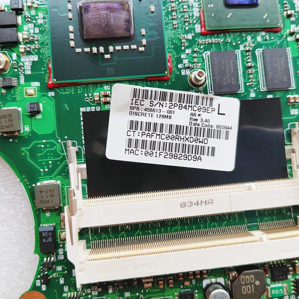 

Для ноутбука HP Compaq 6520s 6820S 456613-001 481543-001, материнская плата для ноутбука 965PM, основная плата DDR2, 100% тестирование
