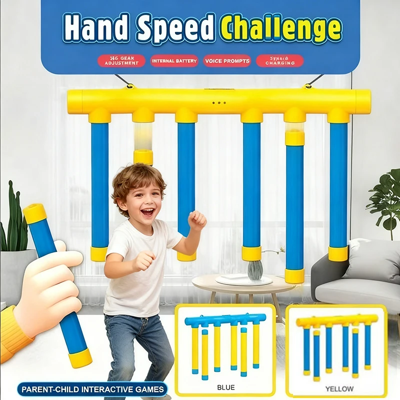 

Challenge Falling Sticks Game Kids Stick Catching Toy Training Reaction Ability Educational Parent-Child Interactive Toy Sports