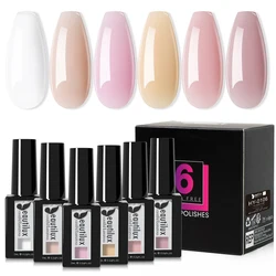 Beautilux HEMA Free Builder Nail Gel Kit In Bottle 7ml*6 Soak Off UV LED Construction Gel Varnish Lacquer for Nail Extension