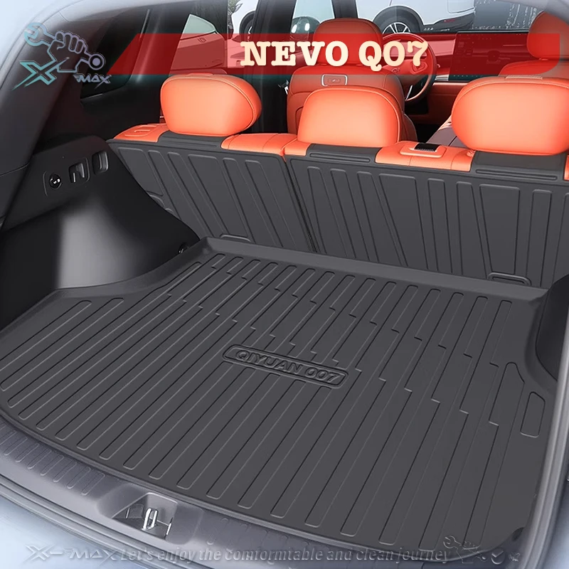 

For Changan IOI NEVO Q07 2025 TPE Custom Fit Car Trunk Mat All Season Cargo Mat 3D Shaped Laser Measured Trunk Liners