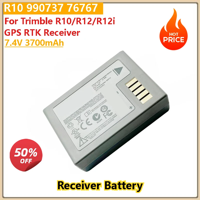 

R10 990737 76767 Battery 7.4V 3700mah for Trimble R10/R12/R12i GPS RTK Receiver Battery High Quality