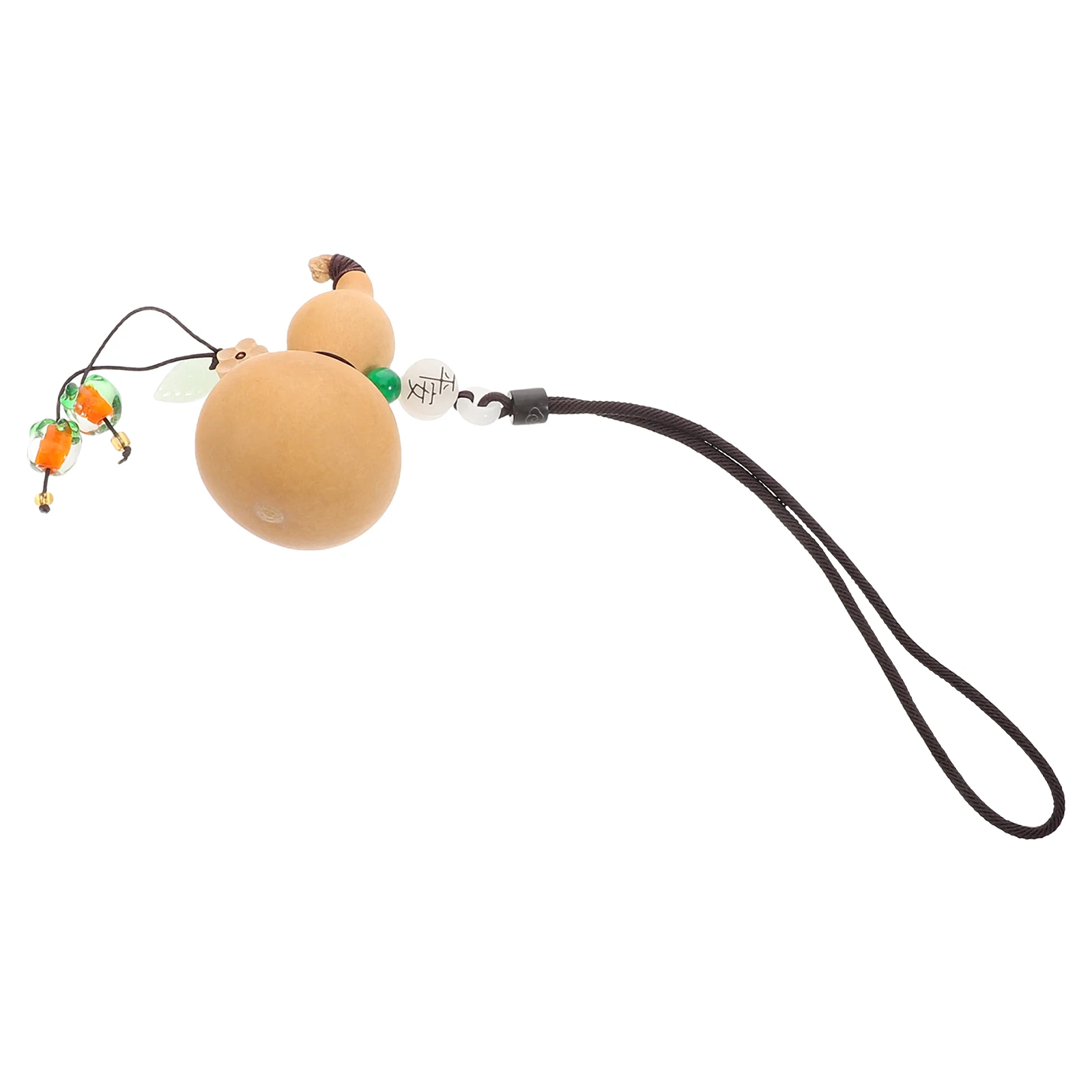 

Creative Gourd Car Hanging Charm Feng Shui Amulet Lucky Ornament Rearview Mirror Decoration Interior Accessories Car Dry