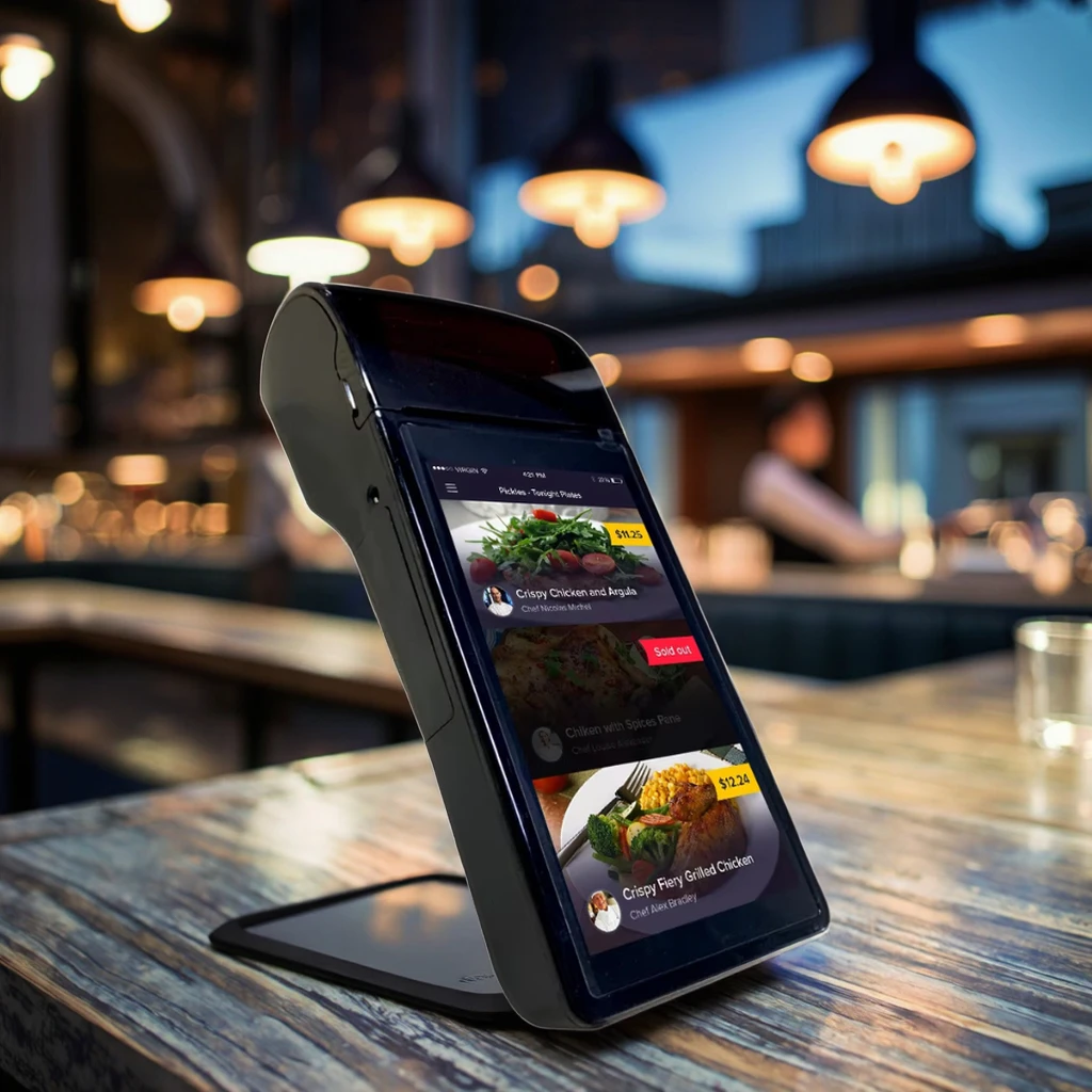 

5.5 Inch Smart POS System Android 11 Handheld with NFC WIFI BT Scanner All-in-One Wholesale POS for Ordering System