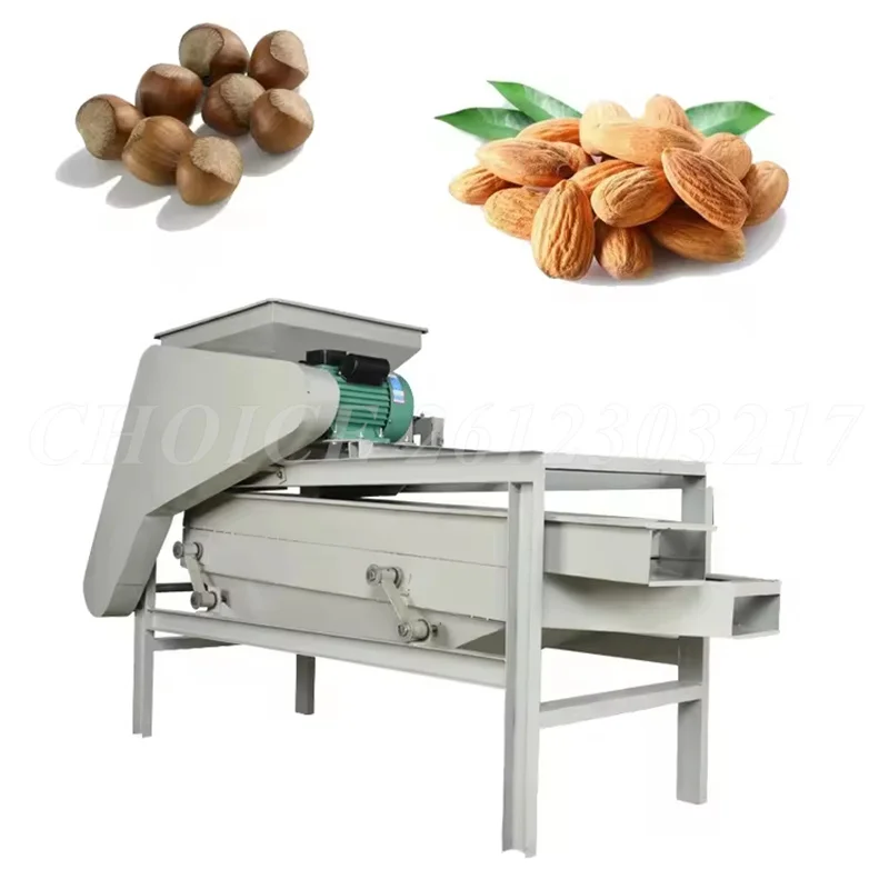 Automatic Manufacture Nut Cracker Shelling Peeling Machine Hazelnut Pine Nut Walnut Shelling Machine Almond Cracking Equipment